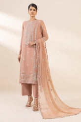 SAPPHIRE - 3PC LAWN SEQUEN EMBROIDERED SHIRT WITH CHIFFON SEQUEN EMBROIDERED DUPATTA AND TROUSER - HZG2069